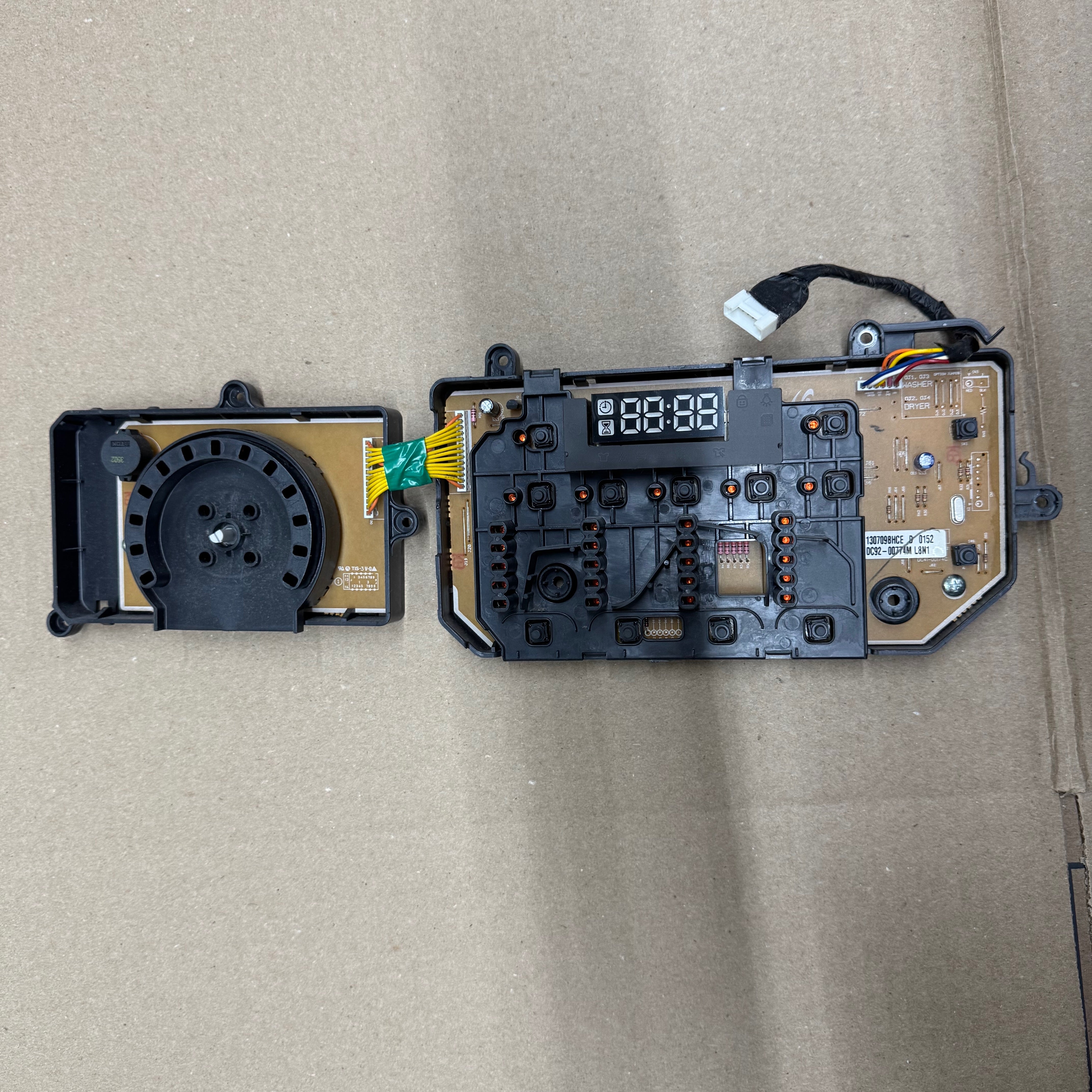 Samsung Dryer Display Control Board DC92-00774M Samsung Dryer Display Control Board DC92-00774M